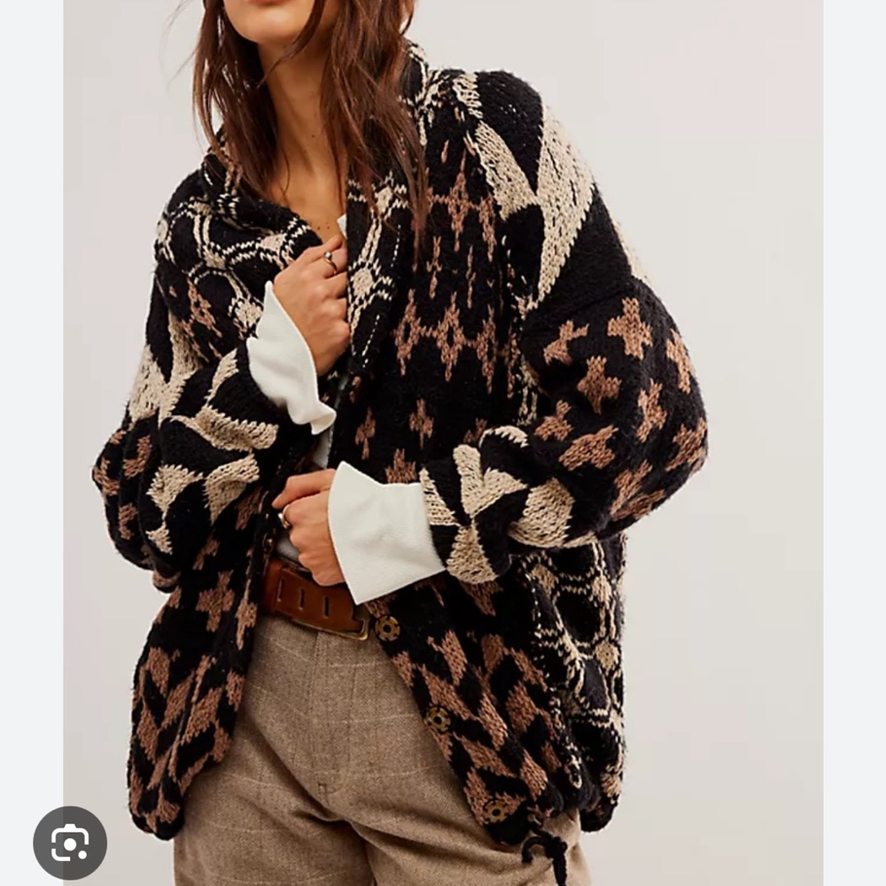Free People Bright Optimistic Cardi - Size small